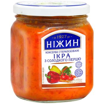 Nizhyn sweet pepper paste 450g - buy, prices for METRO - photo 1