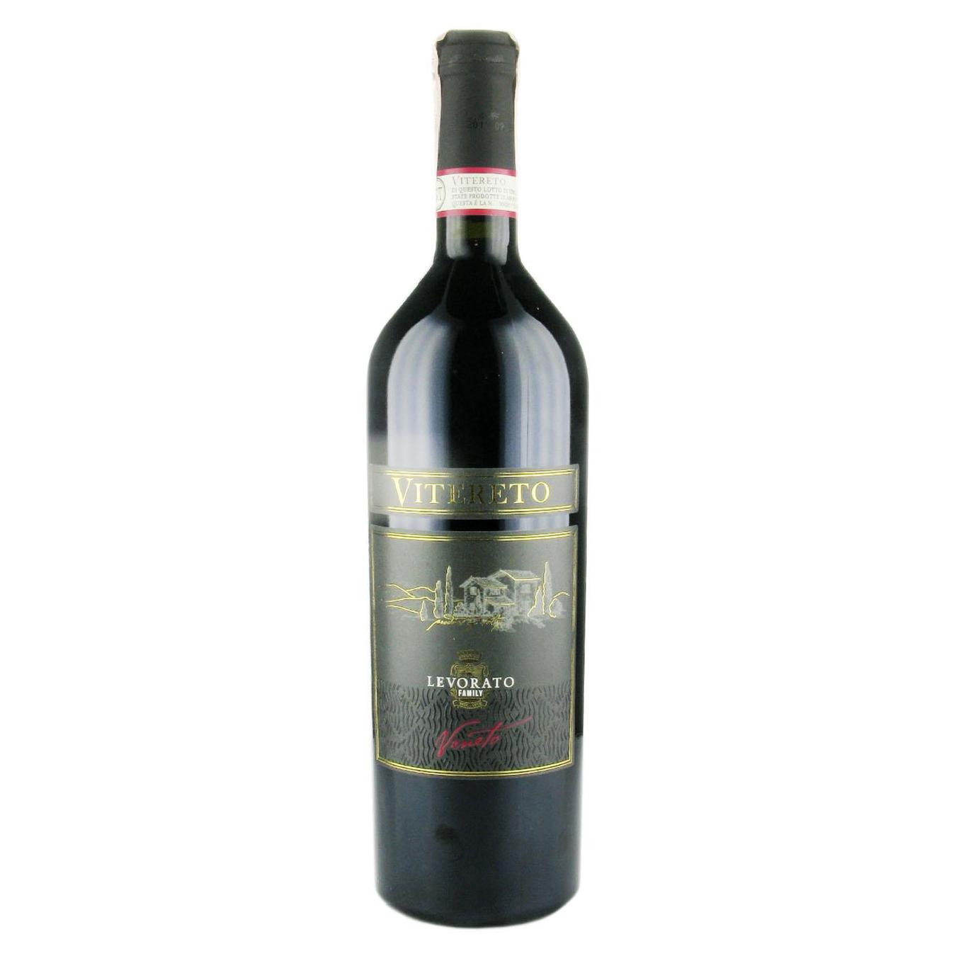 

Вино Vitereto Levorato Family Rosso Veneto красное сухое 14% 0,75л