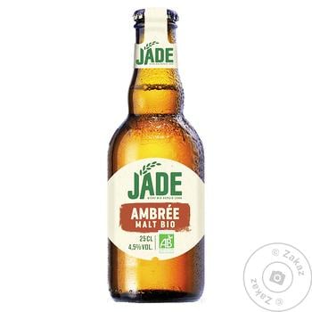 Jade Ambree semi-dark beer 4.5% 0.25l - buy, prices for Auchan - photo 1