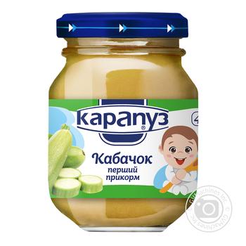 Пюре Карапуз Кабачок первый прикорм 75г купить, цены на МегаМаркет - фото 1