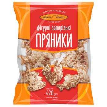 Kyivkhlib Zaporizhzhya Figured Gingerbreads 500g - buy, prices for COSMOS - photo 1