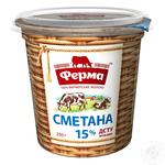 Сметана Ферма 15% 350г