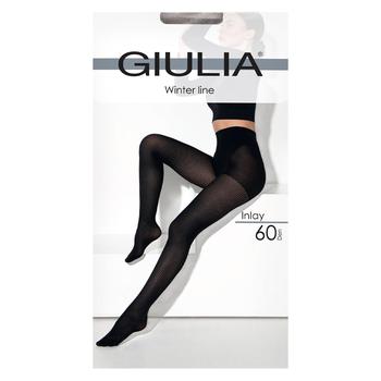 Giulia Inlay 60 Den Women's Tights s.4 Simply Taupe