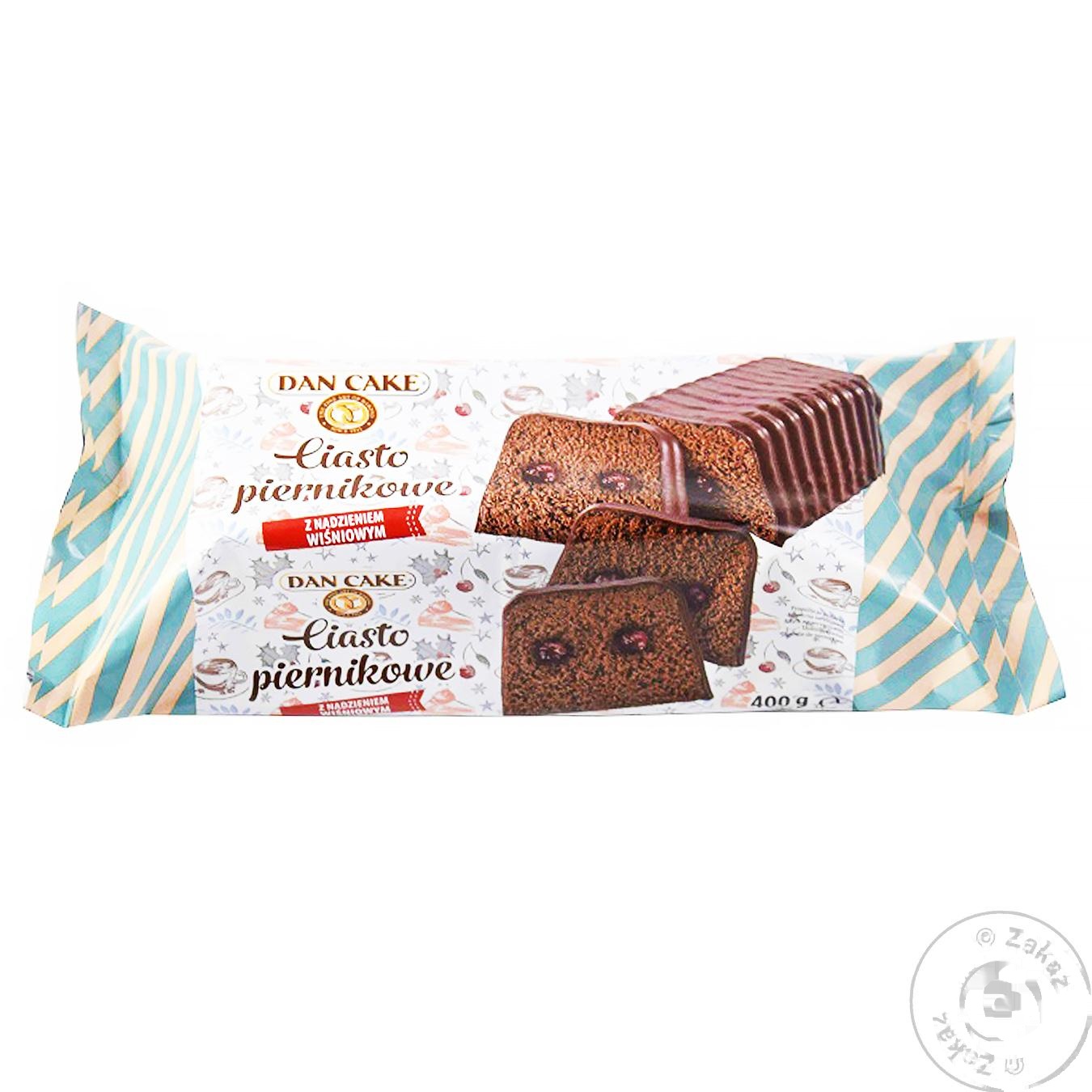 

Кекс Dan Cake пряничный с вишней в шоколаде 400г