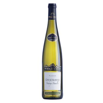 Cave de Ribeauville Gewurztraminer  Vendanges Manuelles white-semi-dry wine 13% 0.75l - buy, prices for COSMOS - photo 1