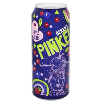 Сидр Pinkel яблочный с лесными ягодами 5% 0,5л - купить, цены на NOVUS - фото 1