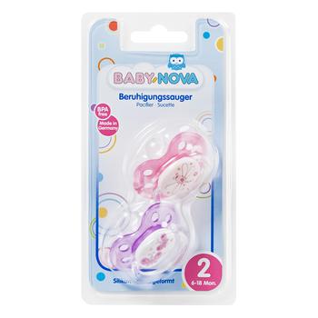 Baby-Nova Universal Soother with Pattern and Ring 2pcs - buy, prices for - photo 2