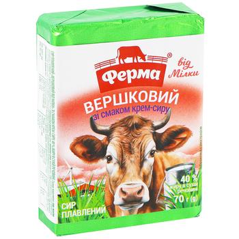 Ferma Cream Processed Cheese from Milka 40% 70g - buy, prices for Ideal - photo 2