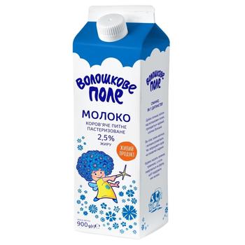 Voloshkove Pole Pasteurized Milk 2.5% 900g - buy, prices for NOVUS - photo 2