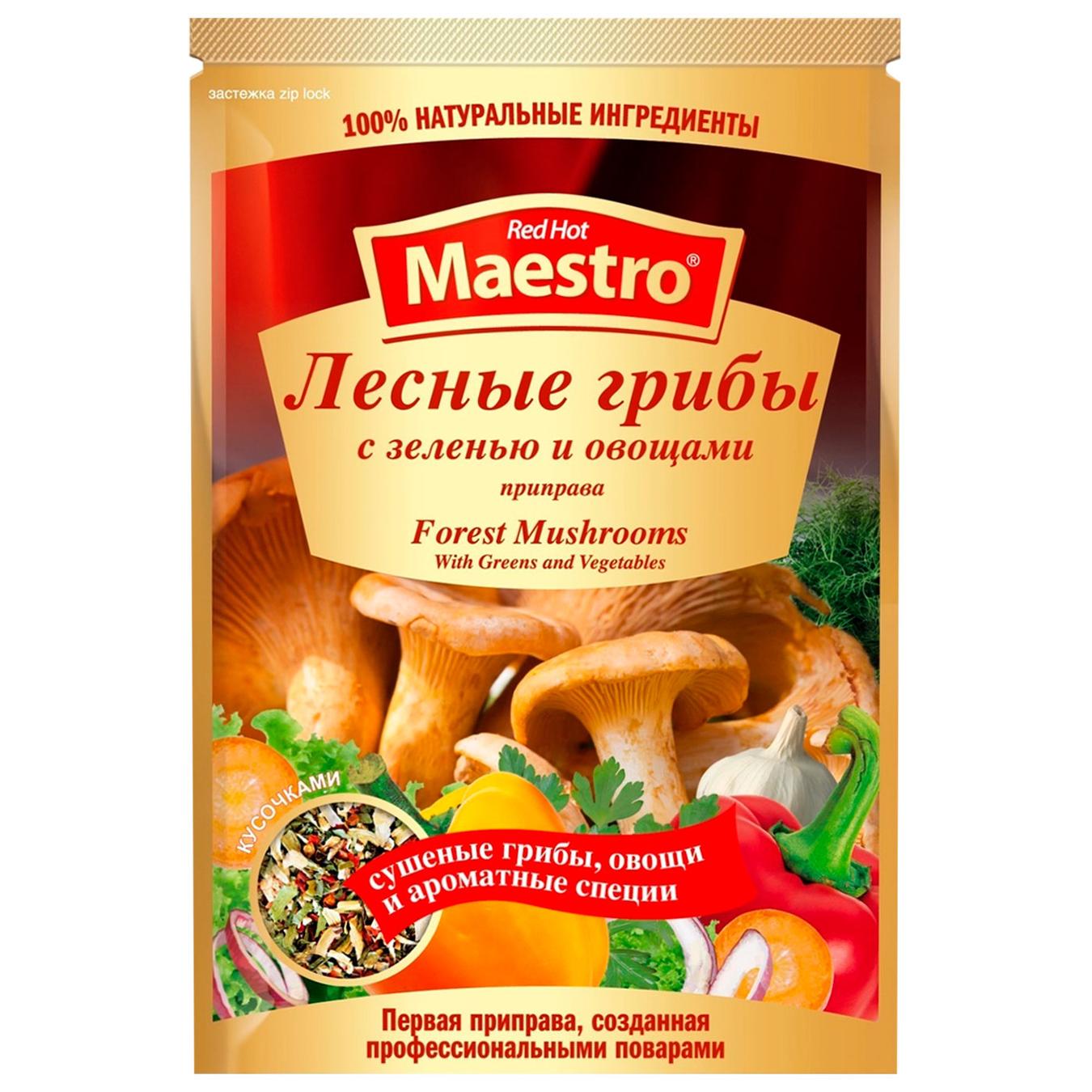 

Приправа Red Hot Maestro лесные грибы с зеленью и овощами 25г