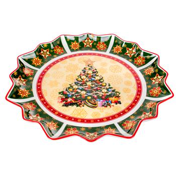 Lefard New Year's Collection Round Dish 39cm - buy, prices for MegaMarket - photo 1