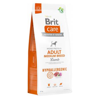 Brit Care Hypoallergenic Dry Food with Lamb for Adult Dogs of Medium Breeds 12kg - buy, prices for MasterZoo - photo 1