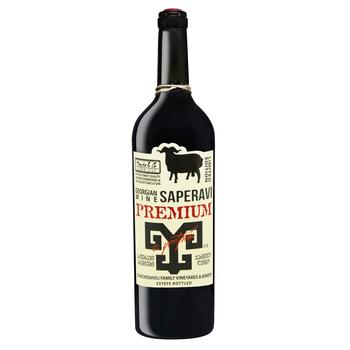 Вино Koncho&Co Saperavi Premium красное полусухое 13,5% 0,75л - купить, цены на MasterZoo - фото 1