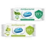 Smile Antibacterial Wet Wipes 100pcs in Assortment