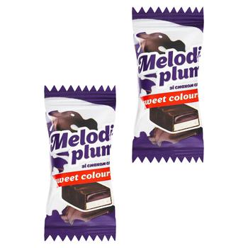 Конфеты Лукас Melodiplum со вкусом сливы - купить, цены на Торба - фото 2