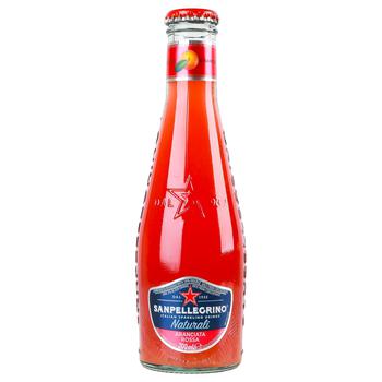 Напиток газированный Sanpellegrino Naturali Aranciata Rossa со вкусом апельсина 200мл - купить, цены на METRO - фото 1