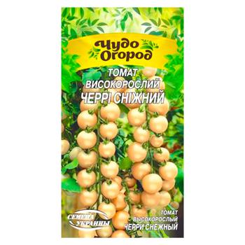 Насіння Семена Украины Томат високорослий Черрі сніжний 0,1г - купити, ціни на Auchan - фото 1