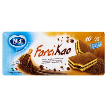 Midi FarciKao Biscuit Cakes with Cocoa 280g - buy, prices for MegaMarket - photo 1