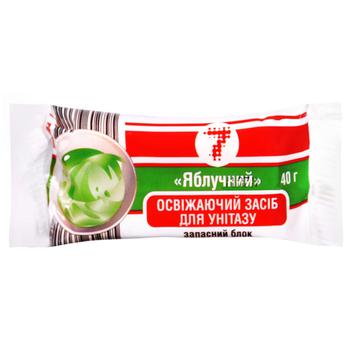 Освіжувач для унітазу 7 яблуко 40г - купити, ціни на Таврія В - фото 1