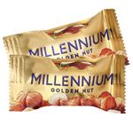 Millennium Golden Nut Candies with Filling and Whole Nuts