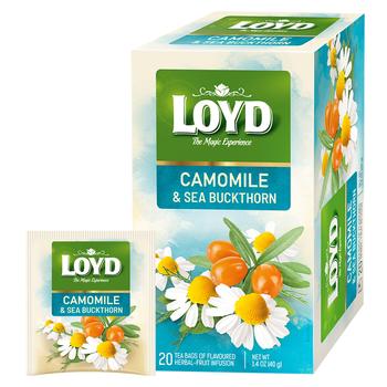 Loyd Chamomile and Sea Buckthorn Herbal Tea 2g*20pcs - buy, prices for - photo 4