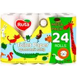 Туалетная бумага Ruta Kids 2-слойная 24шт