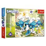 Пазл Trefl The Smurfs Пригоди смурфиків 30 елементів