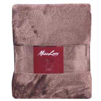 Плед Miss Lucy Otello 260г/м2 170х210см коричневий - купити, ціни на Таврія В - фото 1