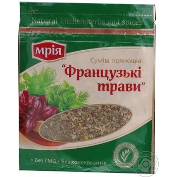 Приправа Французські трави Мрія 20г купити, ціни на МегаМаркет - фото 1