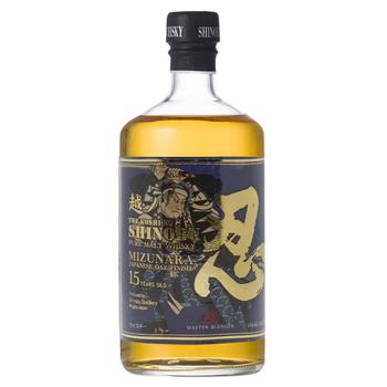 Shinobu Pure Malt Mizunara Whisky 15 y.o. 43% 0.7l - buy, prices for NOVUS - photo 1