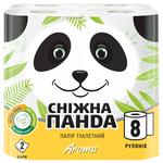 Папір туалетний Сніжна панда Арома двошаровий 8шт