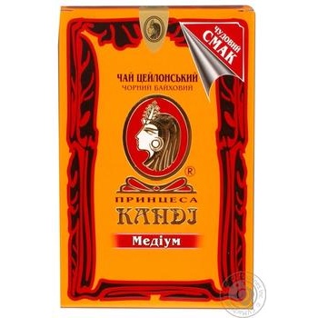 Чай Принцеса Канди Медіум чорний 180г х16 купити, ціни на МегаМаркет - фото 2