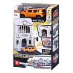 Bburago Street Fire Train Station Playset