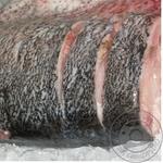 Fish silver carp portioned
