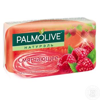 Мило Palmolive Натурель туалетне Свіжа малина 90г купити, ціни на МегаМаркет - фото 1