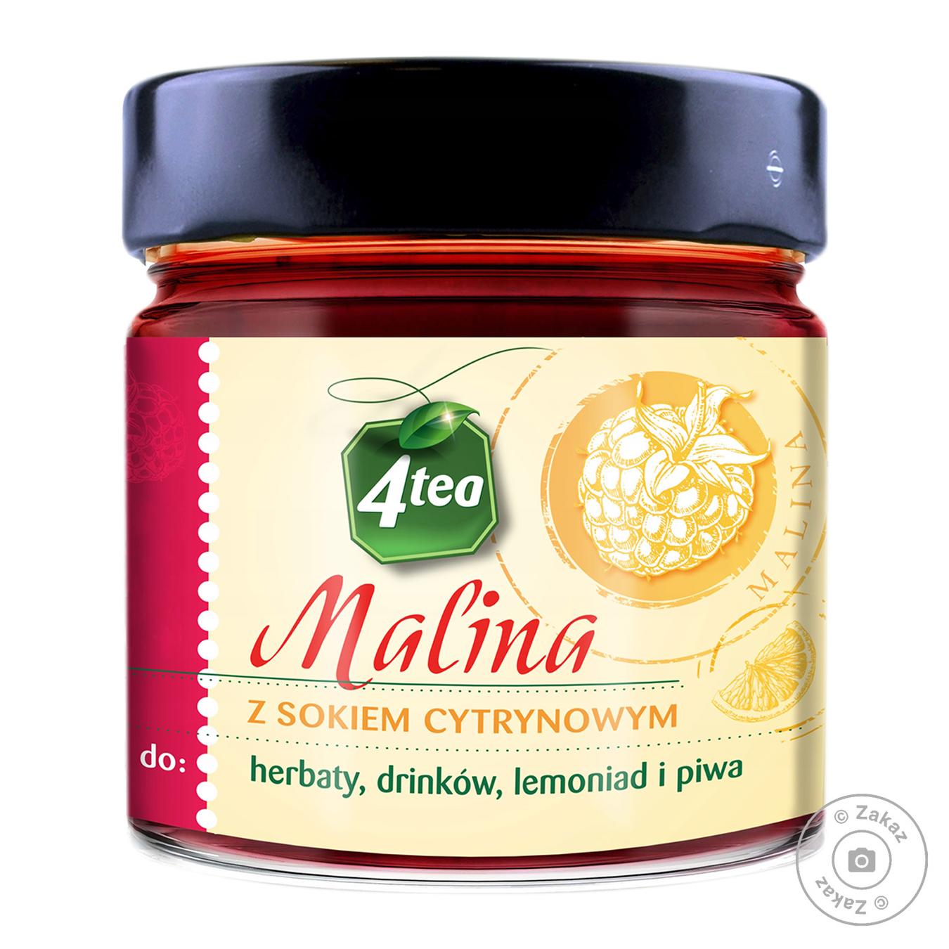 

Варенье-сироп 4TEA Малина с лимоном 225мл