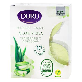 Duru Hydro Pure Solid Soap with Aloe Vera Extract 2pcs*135g - buy, prices for Za Raz - photo 1