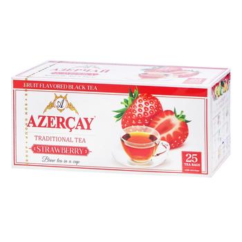 Azercay Strawberry Black Tea 1.8g*25pcs - buy, prices for NOVUS - photo 1