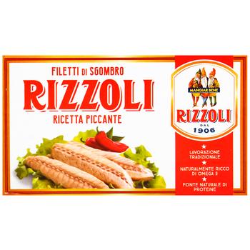 Скумбрія Rizzoli пікантна з червоним перцем 90гр - купити, ціни на WINETIME - фото 2