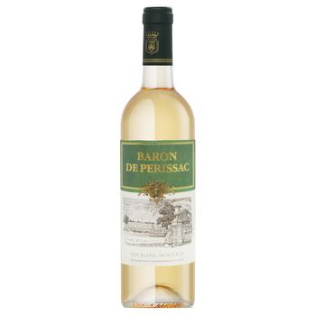 Вино Baron de Perissac Blanc Moelleux белое полусладкое 11% 0,75л - купить, цены на - фото 1