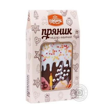 Rumyanets Honey-Ginger Gingerbread with Cocoa 100g - buy, prices for Auchan - photo 2