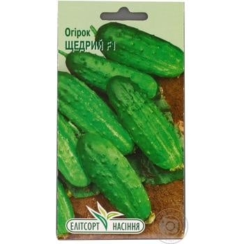 Elitsortnasinnia Shchedryi F1 Cucumber Seeds 20pcs - buy, prices for - photo 3