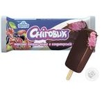 Мороженое Хладик Снеговик фруктовый плодово-ягодное в кондитерской глазури 80г