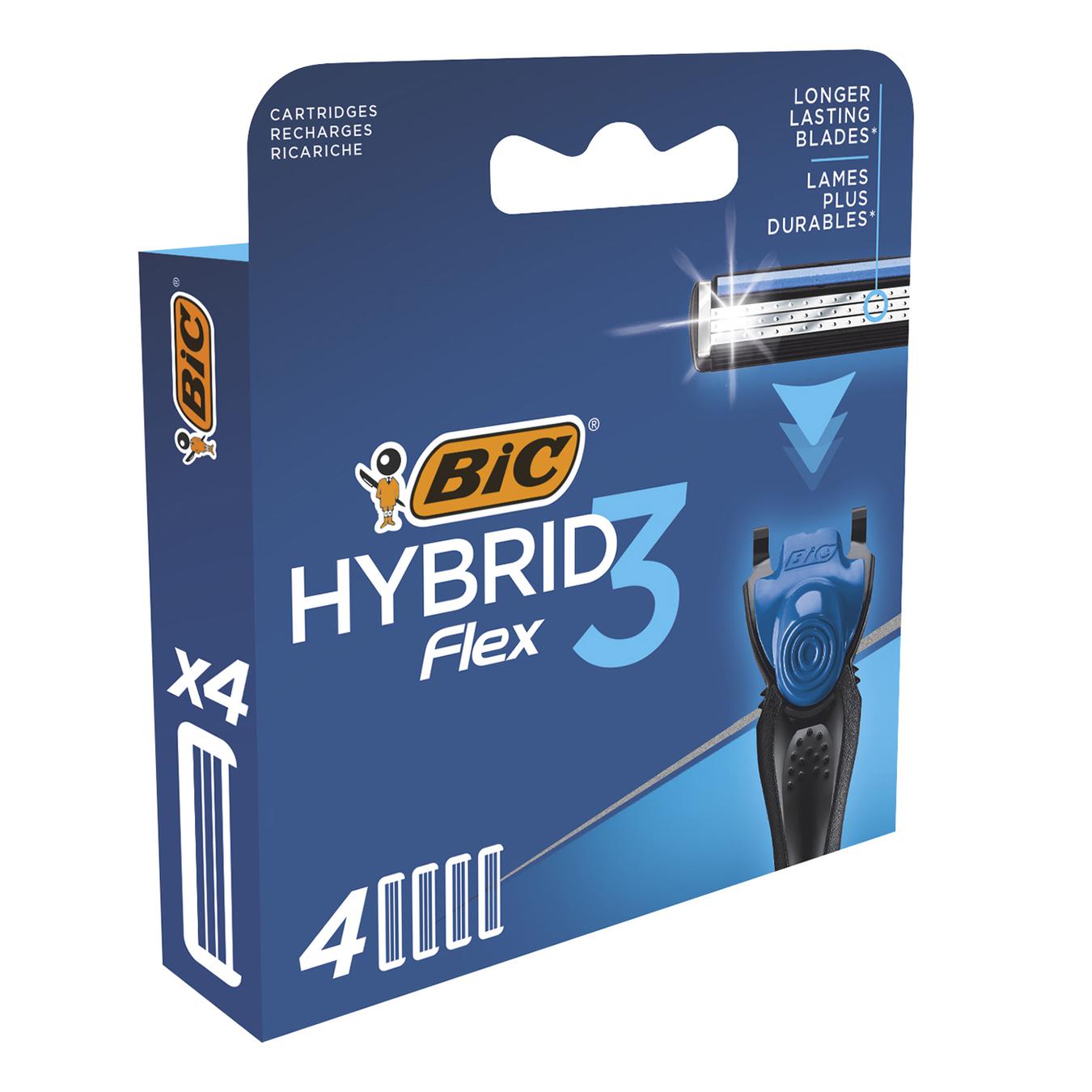 

Кассеты для бритья BIC Flex Hybrid 3 сменные 4шт