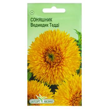 Elitsortnasinnia Teddy Bear Annual Decorative Sunflower Seeds 1g - buy, prices for NOVUS - photo 1