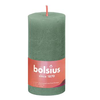 Свічка Bolsius рустік шавлієвий зелений 100/50 - купити, ціни на КОСМОС - фото 1