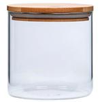 Vittora Glass Container with Wooden Lid 500ml