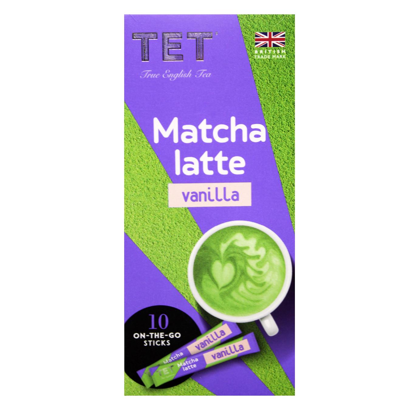 

Напиток ТЕТ matcha latte на основе зеленого чая банан с ароматом ванили 10шт*10г