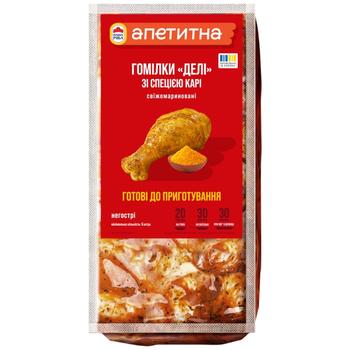 Nasha Riaba Apetytna Deli Chilled Chickens Shins with Curry Spice ~1.3kg - buy, prices for Auchan - photo 1