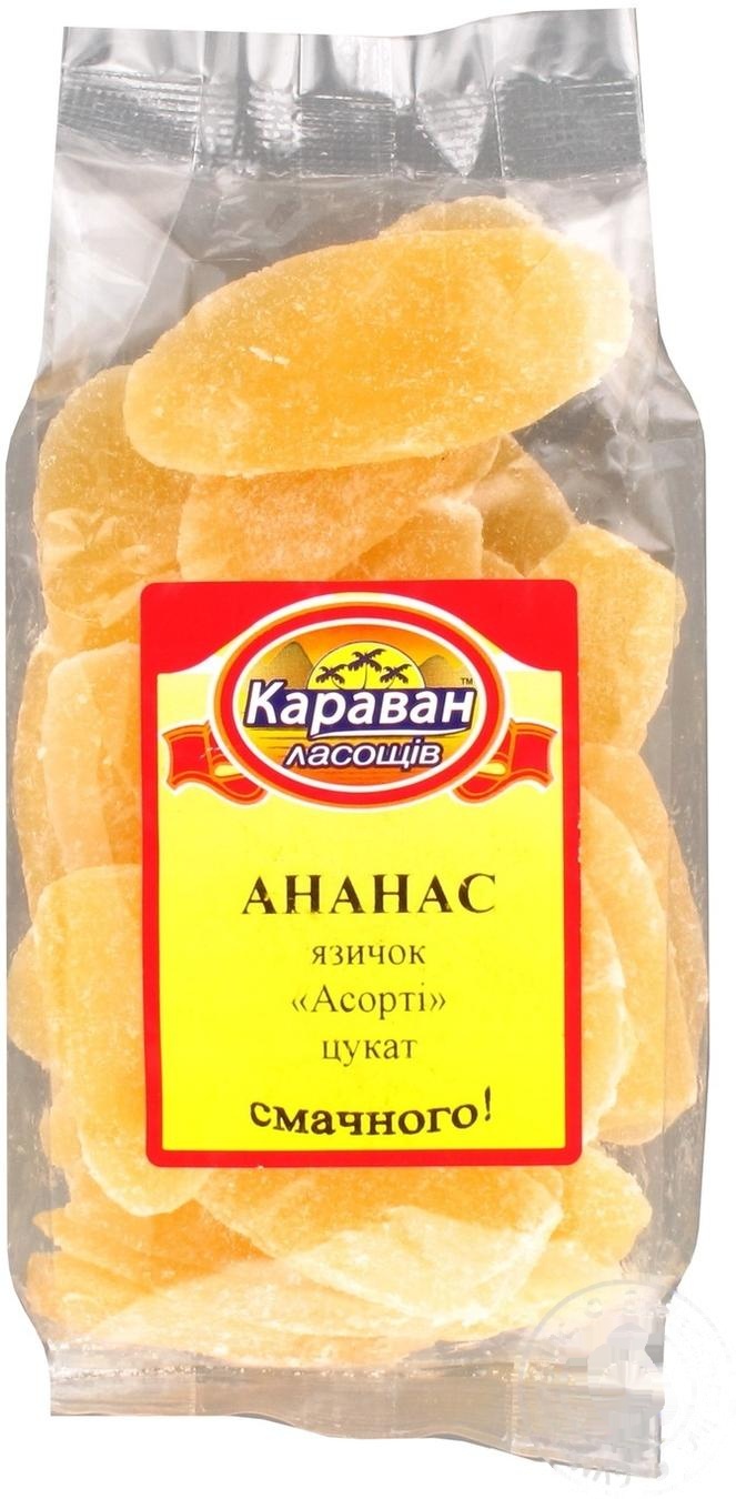 

Ананас Караван ласощив Язычок Ассорти цукат 180г